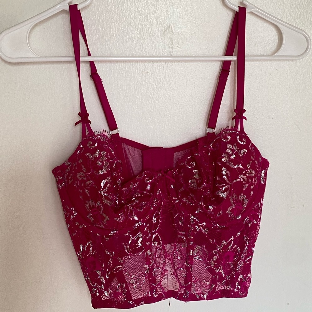 Victoria’s Secret bustier - hot pink